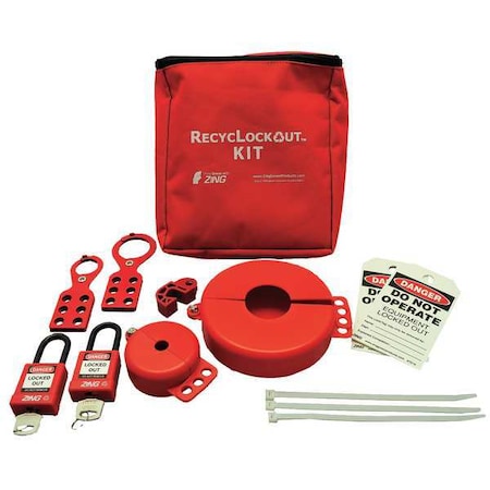 Portable Lockout Kit,Electrical/Valve,12