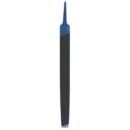 Hand File,Single Cut,12 In.,Black Oxide