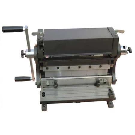 Metal Forming Machine, 12 In Bending Length, 12 In Cutting Width, Min. 1 1/2 In Rolls