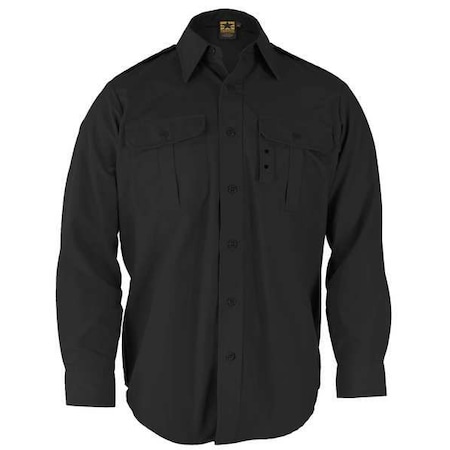Tactical Shirt,Black,Size S Reg