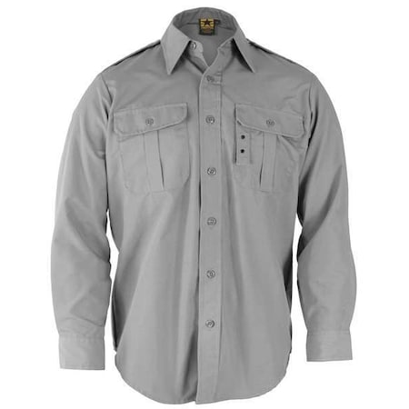 Tactical Shirt,Gray,Size L Long