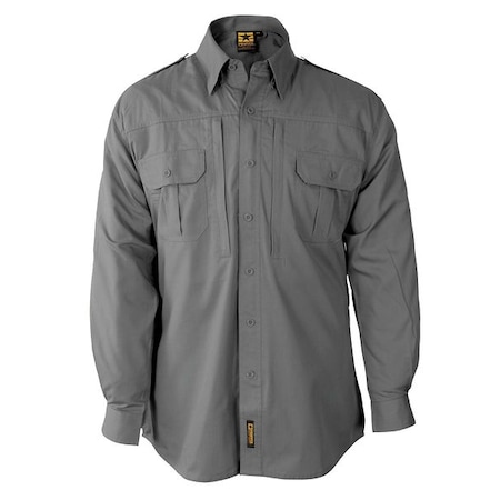 Tactical Shirt,Gray,Size 3XL Long