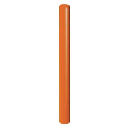 Post Sleeve,4-1/2 In Dia.,52 In H,Orange