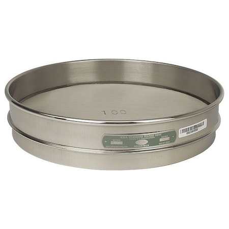 Sieve, #200, S/S, 12 In, Half Ht