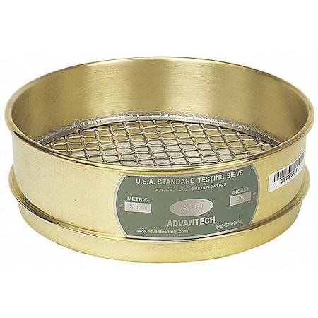 Sieve, 1.06, B/S, 8 In, Full Ht