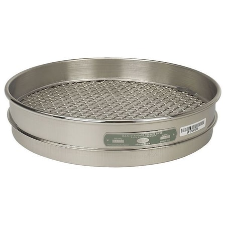 Sieve, 1.06, S/S, 12 In, Half Ht