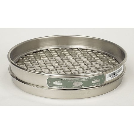 Sieve, 1/2, S/S, 8 In, Half Ht