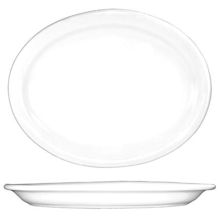 Platter,15-1/2x11-3/4,European Wht,PK12