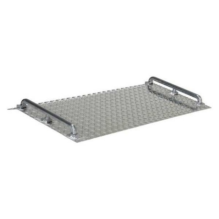 Dockplate,Aluminum,700 Lb,18 X 36 In