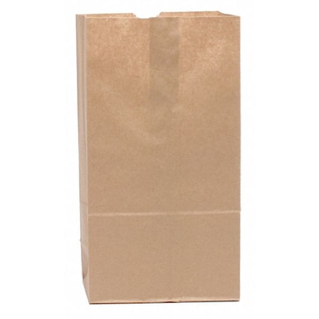 Grocery Bag Flat Bottom 5# Brown, Pk500