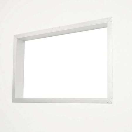 AC Cutout Frame,15-5/8Hx26W,White
