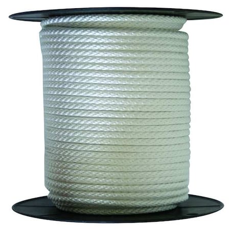 Rope,Nylon,Braided,1/2 In. Dia.,250 Ft L