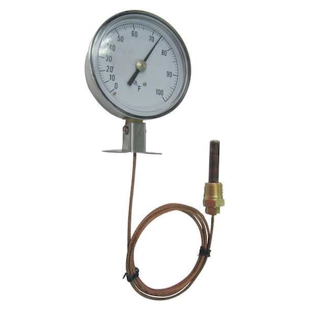 Analog Panel Mt Thermometer,30 To 240F