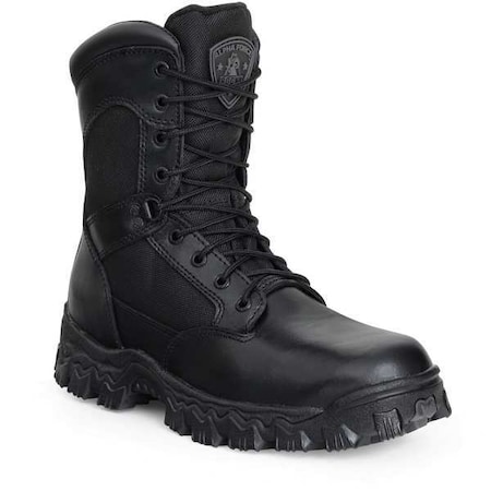 Size 12 Men's 8 In Work Boot Composite Work Boot, Black