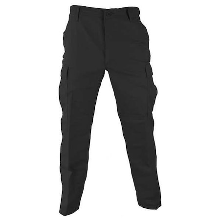 Mens Tactical Pant,Black,Size XL Reg