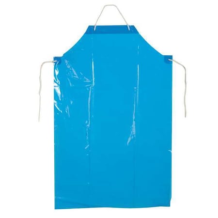 Grommet Apron,45 In. L,Blue,PK100