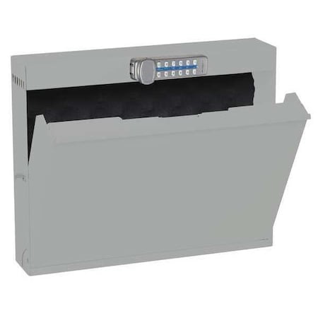 Laptop Locker,w/Digital Lock,Gray Mist