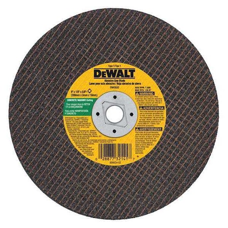 8 X 1/8 X 5/8 - Diamond Drive Masonry Cutting Wheel