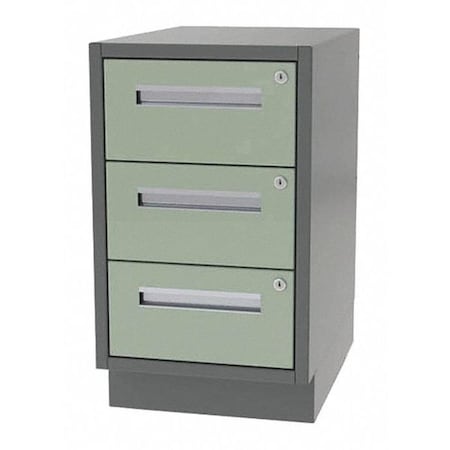 Cabinet,3 Drawer,18Wx28Dx28H