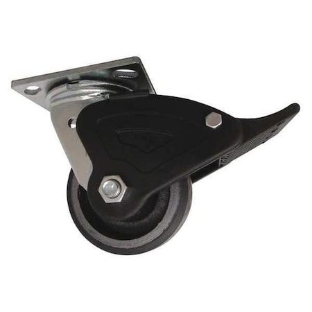 Medium Duty Caster, 4, W/Total Lock Brake, Caster Sub-Type: Swivel