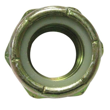 Nylon Insert Lock Nut, 5/8-18, Steel, Grade 8, Yellow Zinc, 540 PK