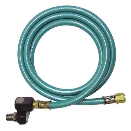 5/16 ID X 5 Ft Coupled Snubber Hose 300 PSI Teal