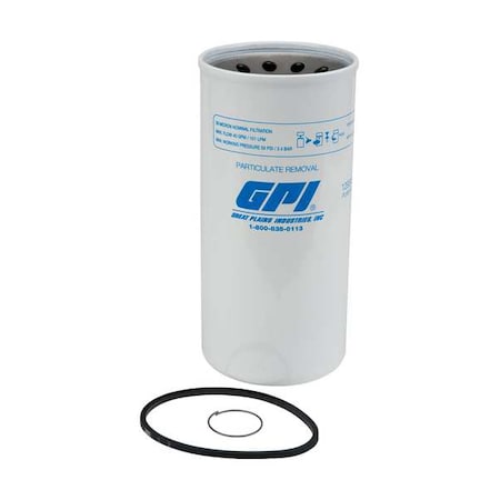 Fuel Filter Canister,30 Microns,40 GPM