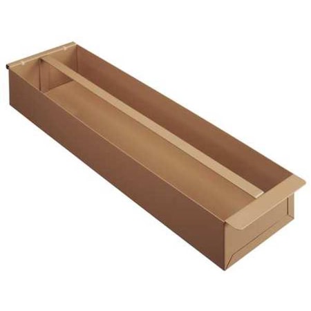 Tool Tray,27-5/8 In. Lx8 In. W,Steel,Tan