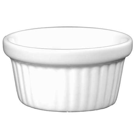 Fluted Ramekin,2 Oz,European White,PK36