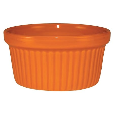 Fluted Ramekin,8 Oz,Orange,PK36