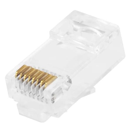 Plug,Modular,Cat6,Stranded W/50U,PK100