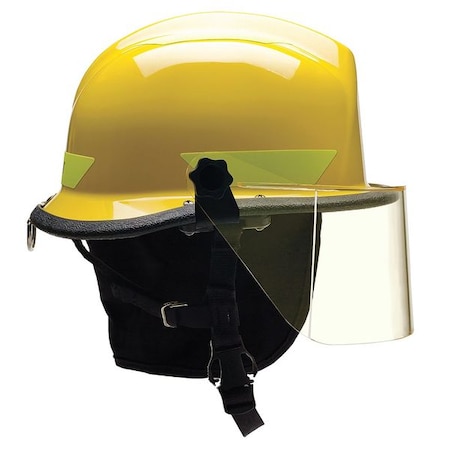 Fire/Rescue Helmet,Yellow,Thermoplastic