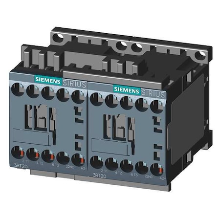 IEC Magnetic Contactor, 3 Poles, 220/240 V AC, 12 A, Reversing: Yes