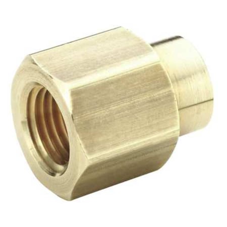 Brass Dryseal Pipe Fitting, FNPT X FNPT, 1/4 X 1/8 Pipe Size