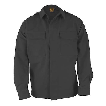 Long Sleeve Shirt,Black,3XL Reg