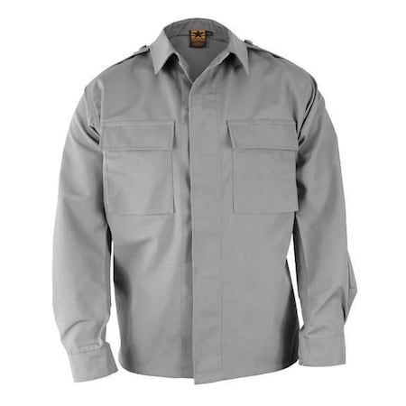 Long Sleeve Shirt,Gray,4XL Reg