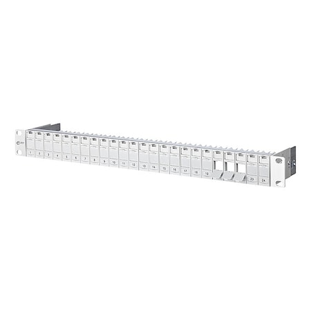 Patch Panel,Light Gray,1.75 H,19 W