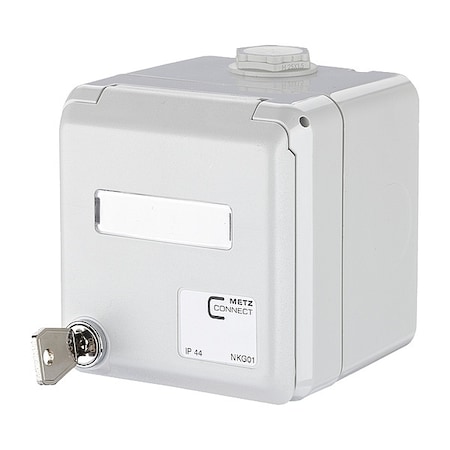 IP44SG Housing,Gray,3.661 H,3.543 W