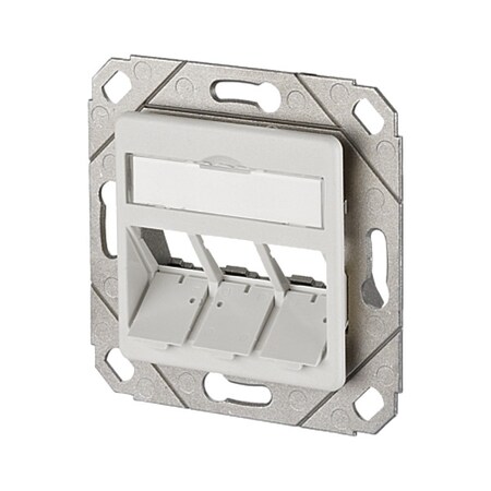 Wall Outlet,White,2.752 H,2.752 W