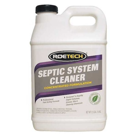 Septic System Cleaner,2-1/2 Gal.