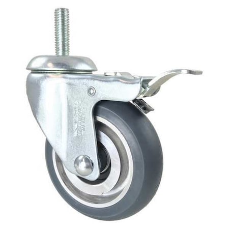 Swivel Stem Caster,Threaded,TotalLock,4