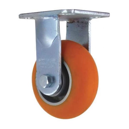 Rigid Plate Caster, CC Apex, 5, Number Of Wheels: 1
