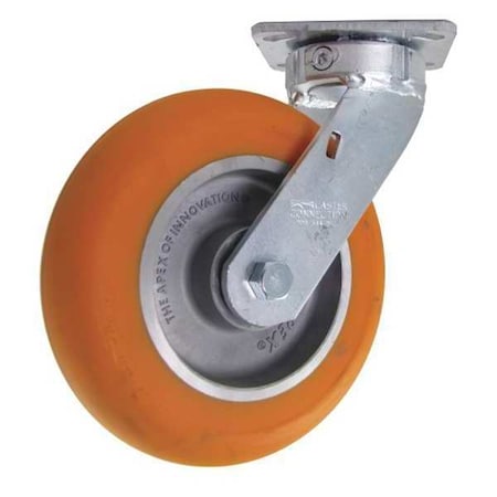 Swivel Plate Caster,Load Rating 1250,8