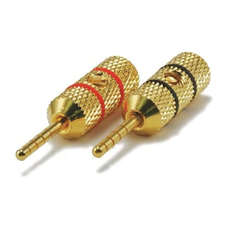 Speaker Plugs - Pin Type Crimp, 1pr