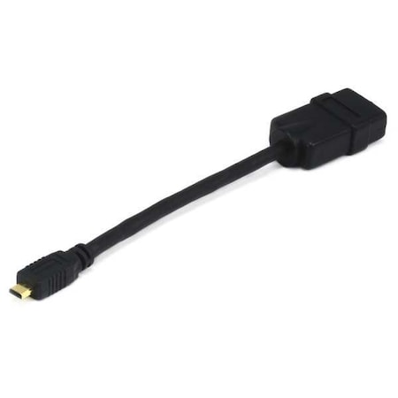 Micro HDMI(M) To HDMI(F) Adapter, 6Inch