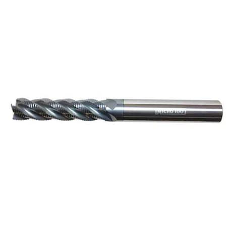 Carbide End Mill,1/2 In,Cut 2 In,4 FLT