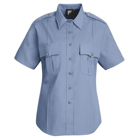 New Dimension Stretch Dress Shirt,M,Blue