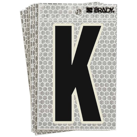 Ultra Reflective Letter,K,PK10