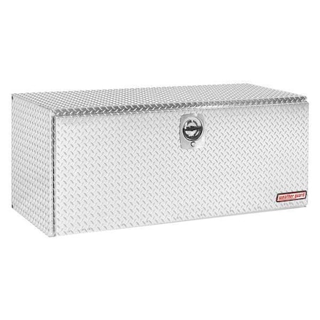 Truck Box,Underbody,Diamond Tread Aluminum,60-1/8W,Silver,20.0 Cu. Ft.