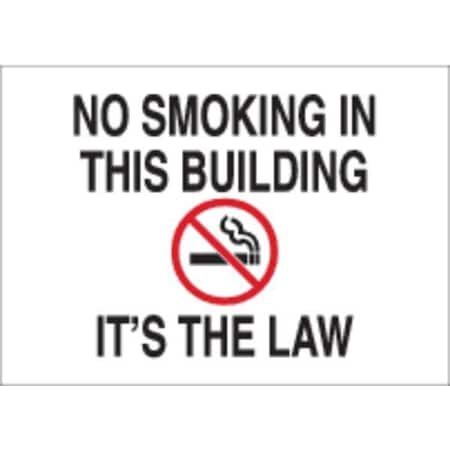 No Smoking Sign, 14 In H, 20 In W, Fiberglass, Rectangle, English, 141969